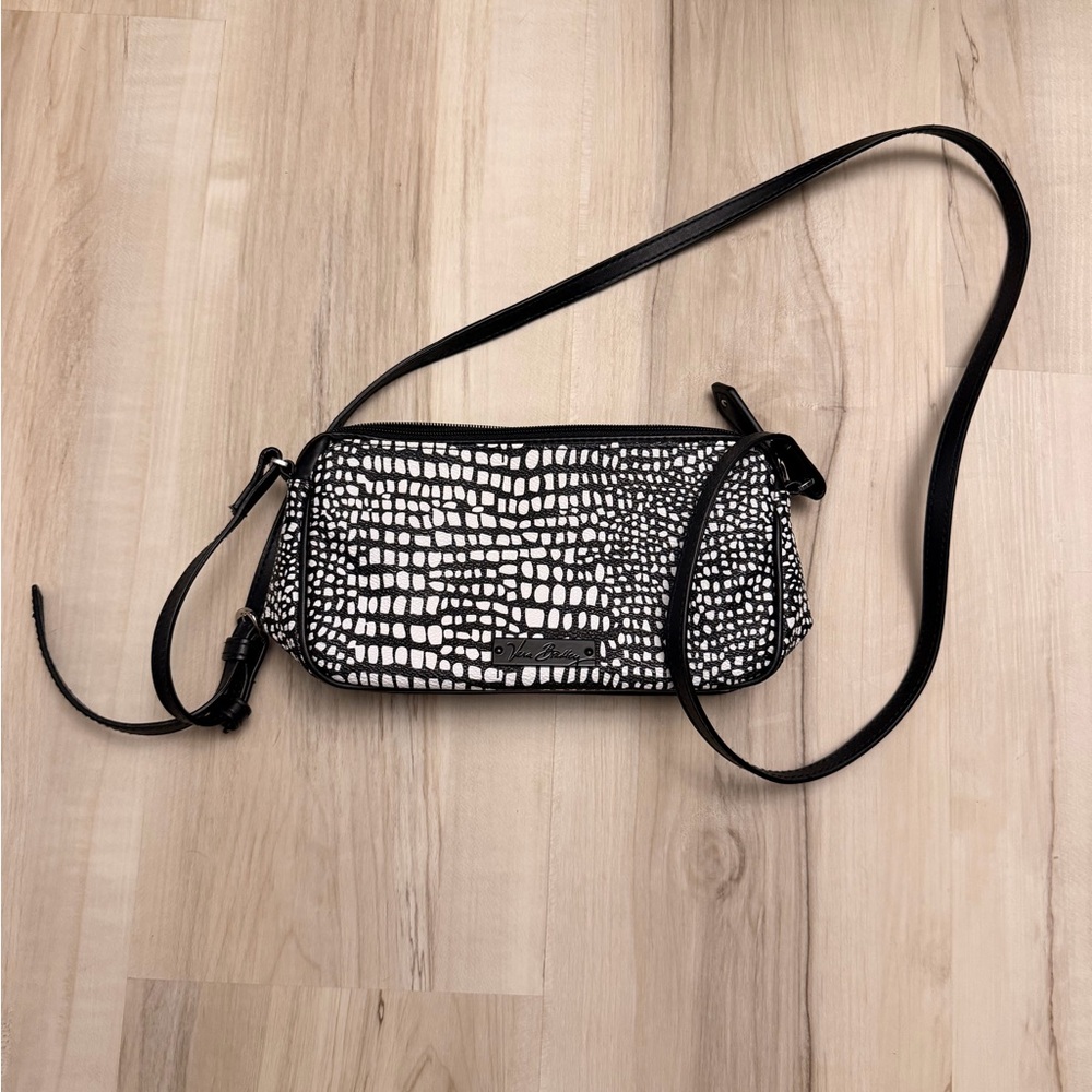 Vera Bradley Black and White Crossbody Bag